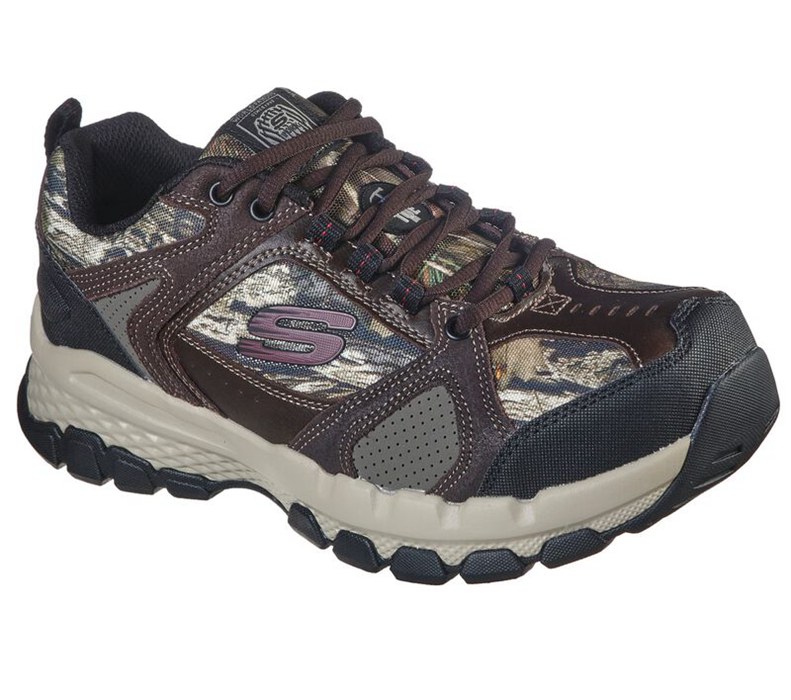 Skechers Herr Camo Snörskor - Work: Queznell - Hulen St - Sverige (LJOEH-2483)
